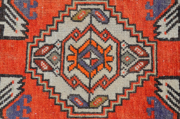 Handmade Turkish Vintage small area rug doormat for home decor, bathroom rug, area oushak rug bathroom mat kitchen kilim rug, rug 2.11x1.7, 665636