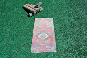 Unique Turkish Vintage small area rug doormat for home decor, bathroom rug, area oushak rug bathroom mat kitchen rug kilim rug, rug 2.11x1.6, 665583