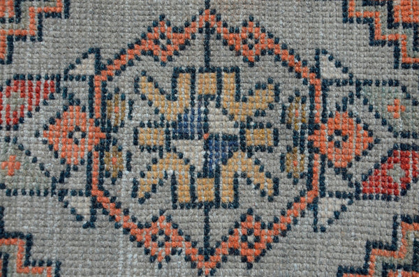Turkish Handmade Vintage small area rug doormat for home decor, bathroom rug, area oushak rug bathroom mat kitchen kilim rug, rug 3.1x1.8, 665645
