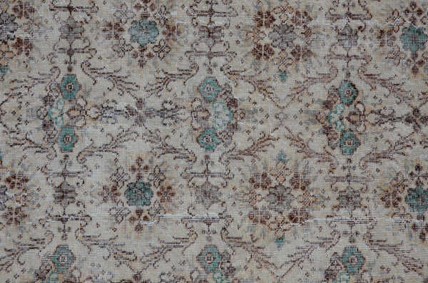Unique Turkish large Vintage rug for home decor, oversize rug, area rug oushak rug boho rug bedroom kitchen rug  kilim rug, rugs 5x8, 666042