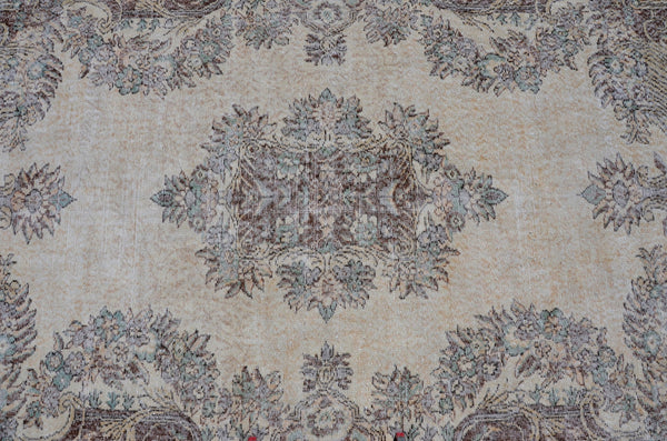 Turkish Handmade large Vintage rug for home decor, oversize rug, area rug oushak rug boho rug bedroom rug kitchen rug  kilim rug, rugs 6x9, 666045