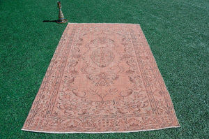 Natural Turkish large Vintage rug for home decor, oversize rug, area rug oushak rug boho rug bedroom rug kitchen rug  kilim rug, rugs 5x8, 666061