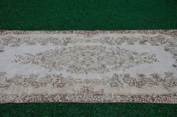Handmade Turkish large Vintage rug for home decor, oversize rug, area rug oushak rug boho rug bedroom rug kitchen rug  kilim rug, rugs 6x9, 666067