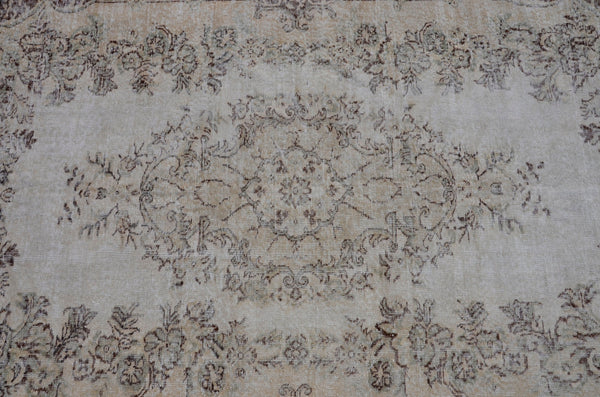 Handmade Turkish large Vintage rug for home decor, oversize rug, area rug oushak rug boho rug bedroom rug kitchen rug  kilim rug, rugs 6x9, 666067