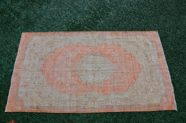 Handmade Turkish large Vintage rug for home decor, oversize rug, area rug oushak rug boho rug bedroom rug kitchen rug  kilim rug, rugs 5x9, 666071