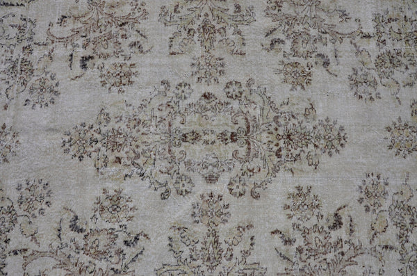 Unique Turkish large Vintage rug for home decor, oversize rug, area rug oushak rug boho rug bedroom kitchen rug  kilim rug, rugs 6x9, 666076