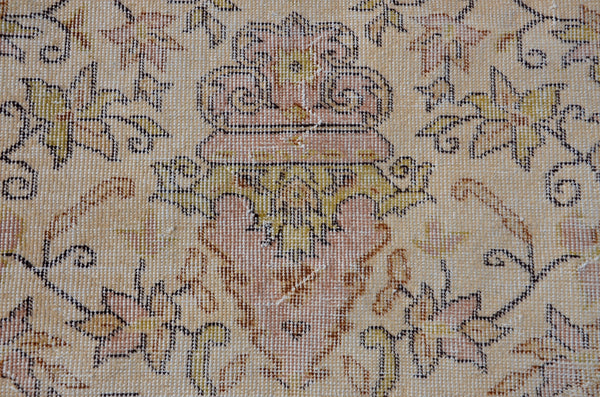 Unique Turkish large Vintage rug for home decor, oversize rug, area rug oushak rug boho rug bedroom kitchen rug  kilim rug, rugs 6x10, 666079
