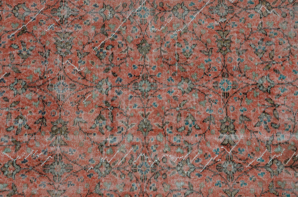 Hand knotted Turkish large Vintage rug for home decor, oversize rug, area rug oushak rug boho rug bedroom kitchen rug  kilim rug, rugs 5x9, 666095