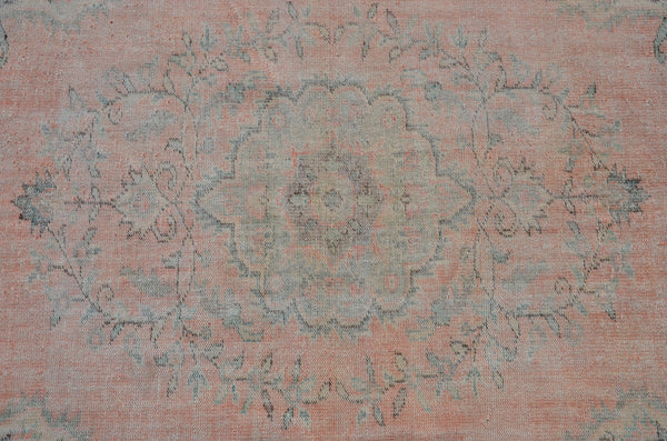 Turkish Handmade large Vintage rug for home decor, oversize rug, area rug oushak rug boho rug bedroom rug kitchen rug  kilim rug, rugs 6x10, 666103