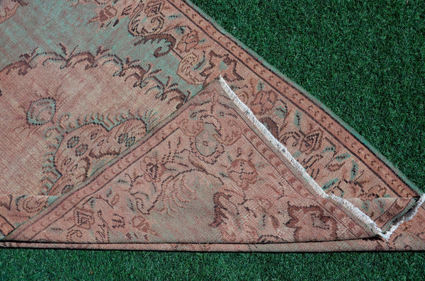 Unique Turkish large Vintage rug for home decor, oversize rug, area rug oushak rug boho rug bedroom kitchen rug  kilim rug, rugs 9x5, 666118