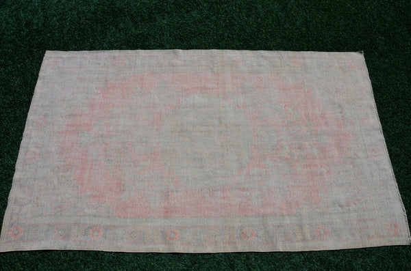 Hand knotted Turkish large Vintage rug for home decor, oversize rug, area rug oushak rug boho rug bedroom kitchen rug  kilim rug, rugs 6x10, 666130