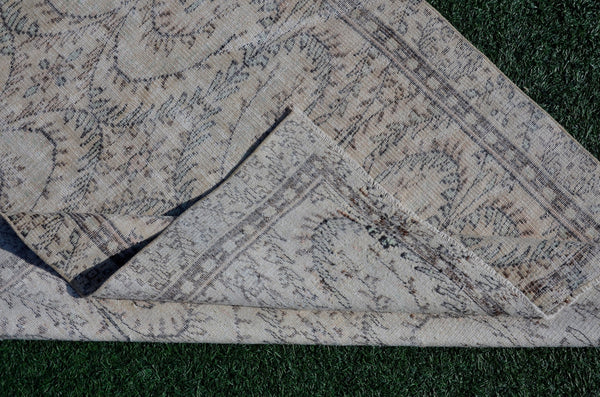 Natural oushak Turkish rug for home decor, Vintage rug, area rug boho rug bedroom rug kitchen rug bathroom rug kilim rug  handmade, rugs 5x8, 666132