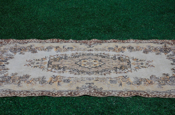 handmade oushak Turkish rug for home decor, Vintage rug, area rug boho rug bedroom rug kitchen rug bathroom rug kilim rug handmade, rugs 7x4, 666133