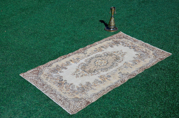 handmade oushak Turkish rug for home decor, Vintage rug, area rug boho rug bedroom rug kitchen rug bathroom rug kilim rug handmade, rugs 7x4, 666133