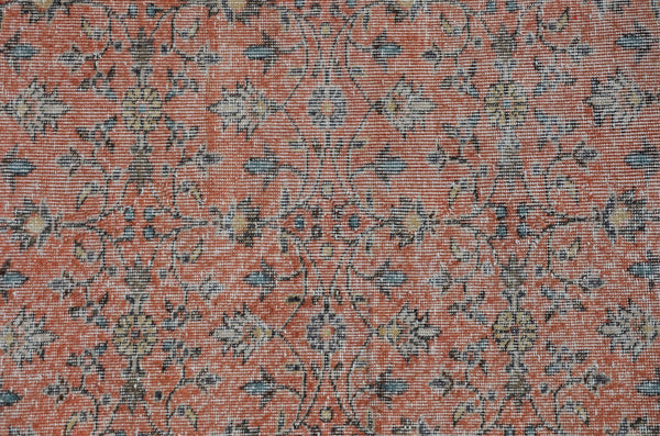 Vintage Handmade Turkish Anatolian rug for home decor, area rug, oushak rug boho rug bedroom rug kitchen rug bathroom rug kilim, rugs 4x7, 666136
