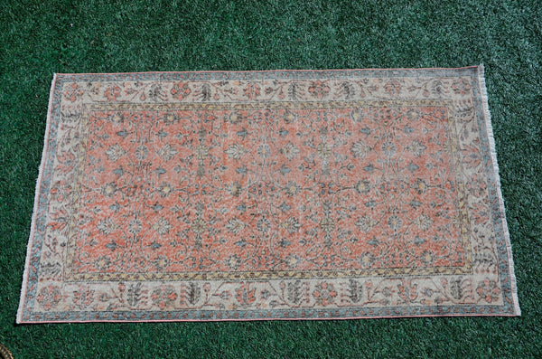 Vintage Handmade Turkish Anatolian rug for home decor, area rug, oushak rug boho rug bedroom rug kitchen rug bathroom rug kilim, rugs 4x7, 666136