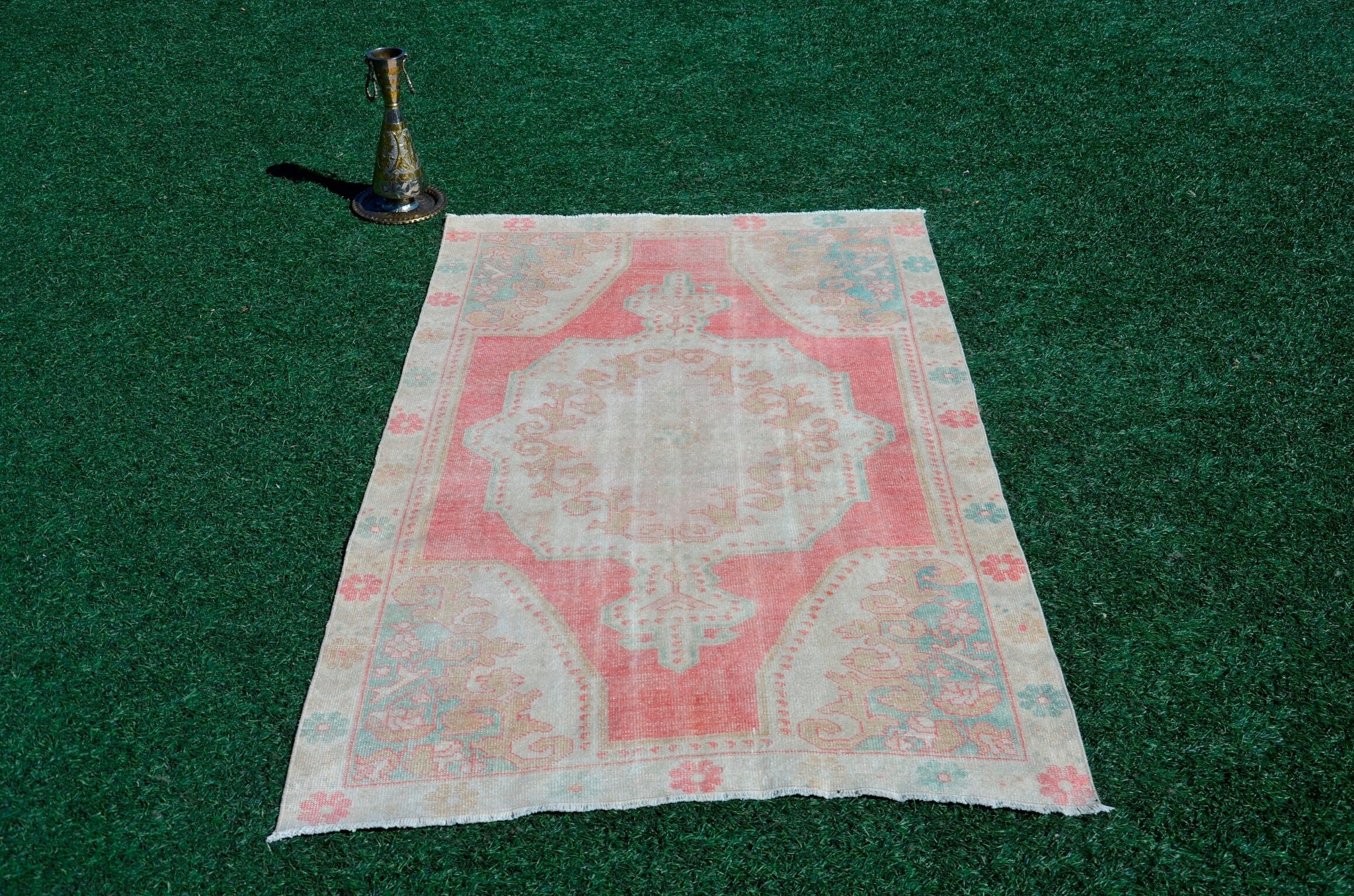 Handmade Turkish rug for home decor, Vintage rug, area rug boho rug bedroom rug kitchen rug bathroom rug kilim rug handmade, rugs 4x7, 666143