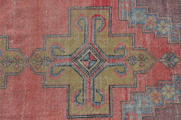 Handknotted Turkish rug for home decor, Vintage rug, area rug boho rug bedroom rug kitchen rug bathroom rug kilim handmade, rugs 4x9, 666144