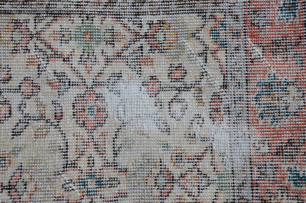 Natural oushak Turkish rug for home decor, Vintage rug, area rug boho rug bedroom rug kitchen rug bathroom rug kilim rug  handmade, rugs 4x7, 666146