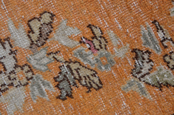 Vintage Turkish unique rug for home decor, area rug, oushak rug boho rug bedroom rug kitchen rug  bathroom rug kilim, rugs 8x4, 666147