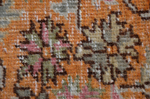 Vintage Turkish unique rug for home decor, area rug, oushak rug boho rug bedroom rug kitchen rug  bathroom rug kilim, rugs 8x4, 666147