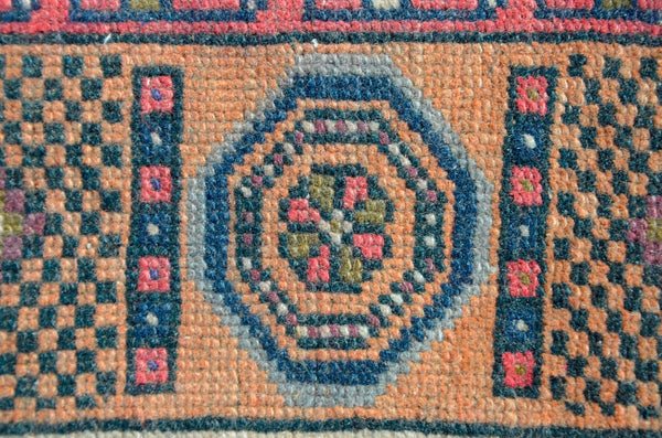 Vintage Turkish unique rug for home decor, area rug, oushak rug boho rug bedroom rug kitchen rug  bathroom rug kilim, rugs 7x4, 666155