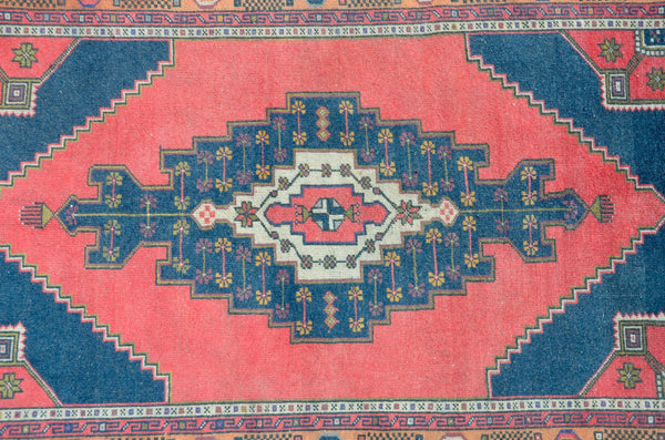 Vintage Turkish unique rug for home decor, area rug, oushak rug boho rug bedroom rug kitchen rug  bathroom rug kilim, rugs 7x4, 666155