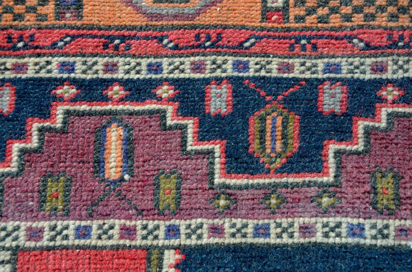 Vintage Turkish unique rug for home decor, area rug, oushak rug boho rug bedroom rug kitchen rug  bathroom rug kilim, rugs 7x4, 666155