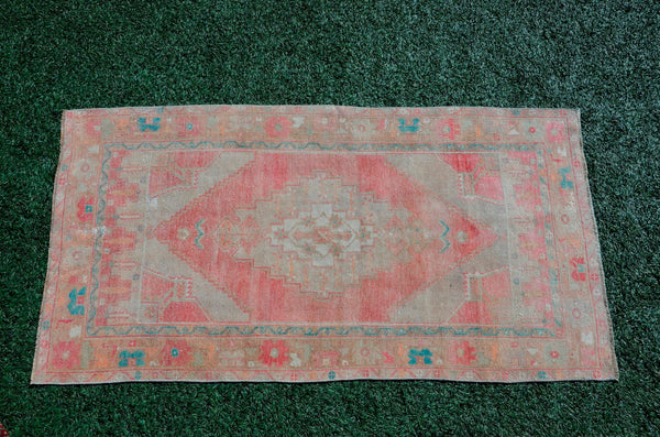 Natural oushak Turkish rug for home decor, Vintage rug, area rug boho rug bedroom rug kitchen rug bathroom rug kilim rug  handmade, rugs 3x6, 666161