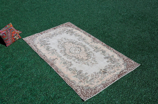 Handmade Turkish rug for home decor, Vintage rug, area rug boho rug bedroom rug kitchen rug bathroom rug kilim rug handmade, rugs 4x7, 666166