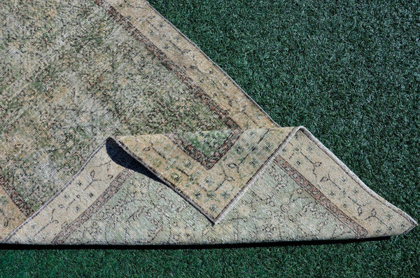 Unique Vintage Turkish Anatolian rug for home decor, area rug, oushak rug boho rug bedroom rug kitchen rug  bathroom rug kilim, rugs 7x3, 666169