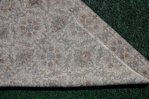 Natural oushak Turkish rug for home decor, Vintage rug, area rug boho rug bedroom rug kitchen rug bathroom rug kilim rug  handmade, rugs 4x7, 666180