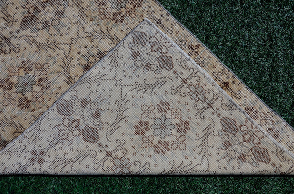 Vintage Handmade Turkish Anatolian rug for home decor, area rug, oushak rug boho rug bedroom rug kitchen rug bathroom rug kilim, rugs 3x8, 666182