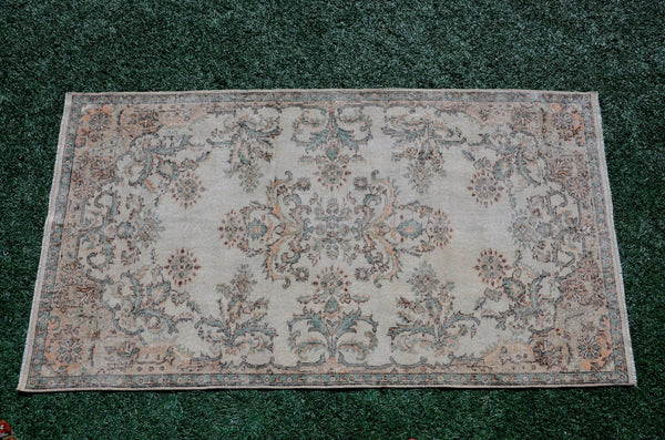 Handmade Turkish rug for home decor, Vintage rug, area rug boho rug bedroom rug kitchen rug bathroom rug kilim rug handmade, rugs 4x7, 666196