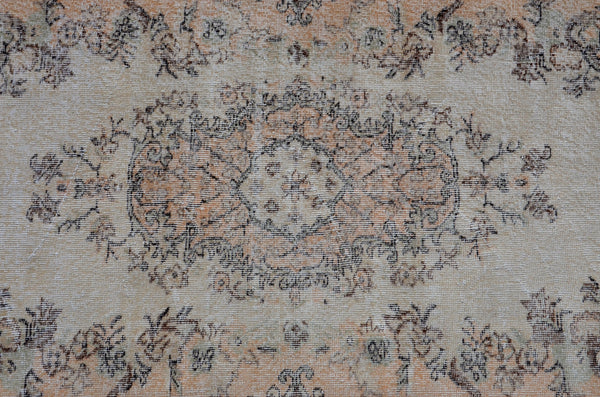 Unique Vintage Turkish Anatolian rug for home decor, area rug, oushak rug boho rug bedroom rug kitchen rug  bathroom rug kilim, rugs 4x7, 666199