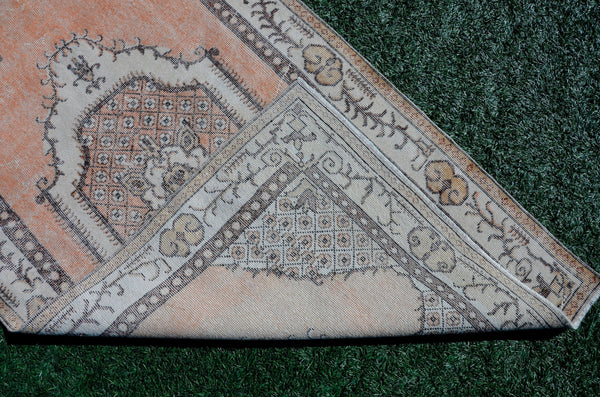 Turkish Handmade Vintage Anatolian rug for home decor, area rug, oushak rug boho rug bedroom rug kitchen rug  bathroom rug kilim, rugs 4x7, 666203