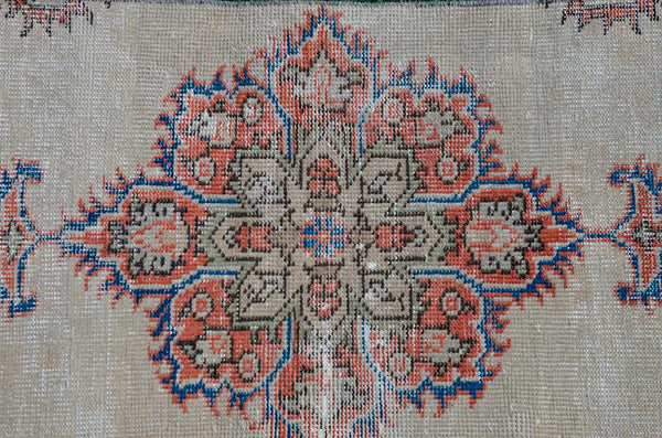 Vintage Turkish Natural runner rug for home decor, area rug, Anatolian oushak rug boho rug kitchen rug  bathroom rug kilim, 5'6" x 1'11", 666217