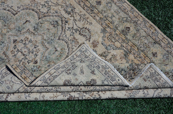 Turkish Handmade large Vintage rug for home decor, oversize rug, area rug oushak rug boho rug bedroom rug kitchen rug  kilim rug, rugs 6x10, 666044