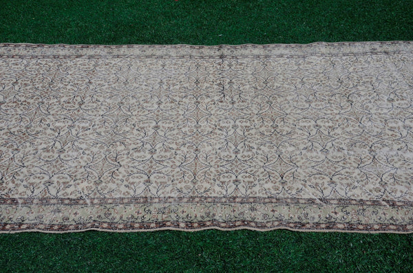 Turkish Handmade large Vintage rug for home decor, oversize rug, area rug oushak rug boho rug bedroom rug kitchen rug  kilim rug, rugs 6x10, 666046