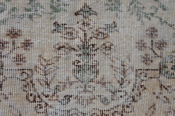Natural Turkish large Vintage rug for home decor, oversize rug, area rug oushak rug boho rug bedroom rug kitchen rug  kilim rug, rugs 6x8, 666060