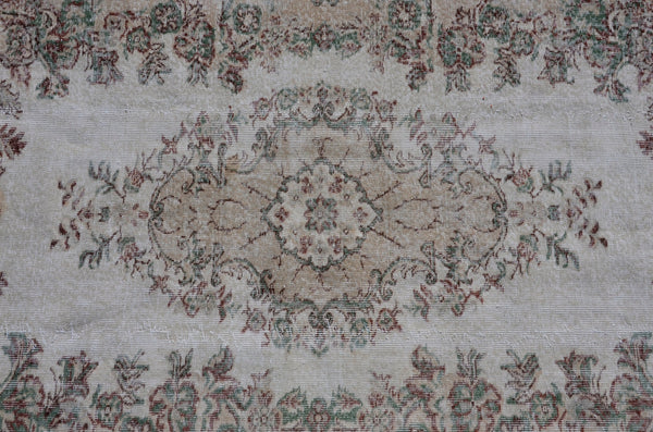 Natural Turkish large Vintage rug for home decor, oversize rug, area rug oushak rug boho rug bedroom rug kitchen rug  kilim rug, rugs 5x8, 666062