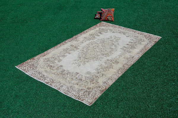 Handmade Turkish large Vintage rug for home decor, oversize rug, area rug oushak rug boho rug bedroom rug kitchen rug  kilim rug, rugs 6x9, 666067