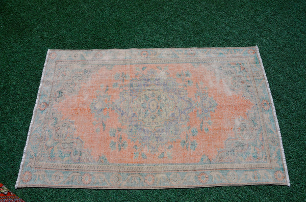 Handmade Turkish large Vintage rug for home decor, oversize rug, area rug oushak rug boho rug bedroom rug kitchen rug  kilim rug, rugs 5x9, 666072