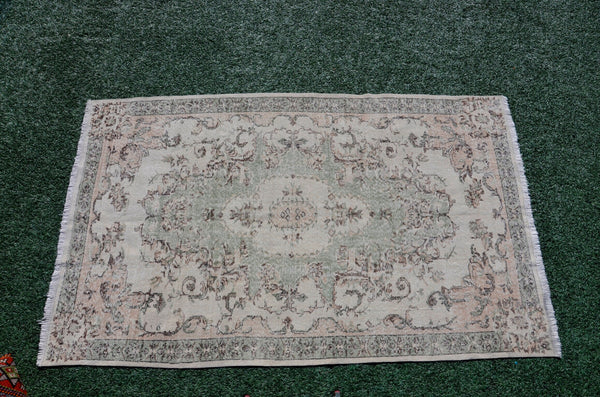 Handmade Turkish large Vintage rug for home decor, oversize rug, area rug oushak rug boho rug bedroom rug kitchen rug  kilim rug, rugs 5x8, 666074