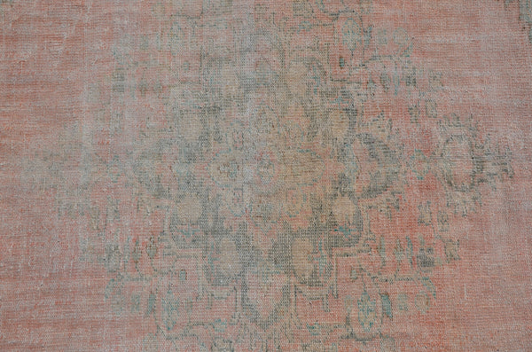 Turkish Handmade large Vintage rug for home decor, oversize rug, area rug oushak rug boho rug bedroom rug kitchen rug  kilim rug, rugs 9x6, 666096