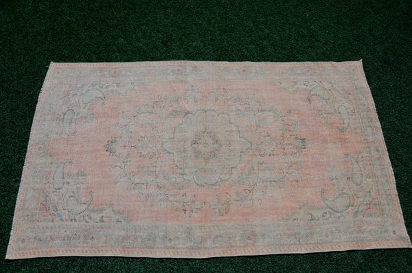 Turkish Handmade large Vintage rug for home decor, oversize rug, area rug oushak rug boho rug bedroom rug kitchen rug  kilim rug, rugs 6x10, 666103