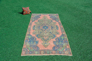 Natural Turkish large Vintage rug for home decor, oversize rug, area rug oushak rug boho rug bedroom rug kitchen rug  kilim rug, rugs 10x5, 666108