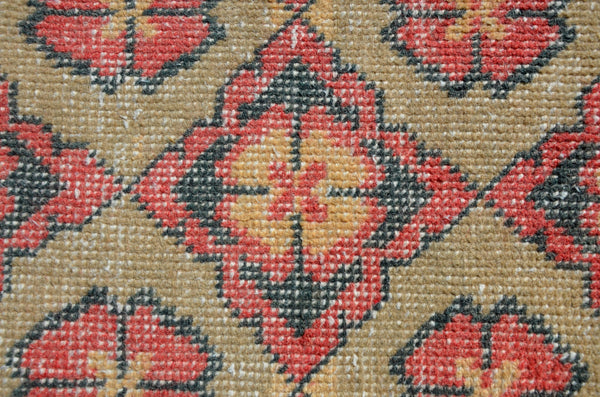 Vintage Handmade Turkish Anatolian rug for home decor, area rug, oushak rug boho rug bedroom rug kitchen rug bathroom rug kilim, rugs 4x7, 666140