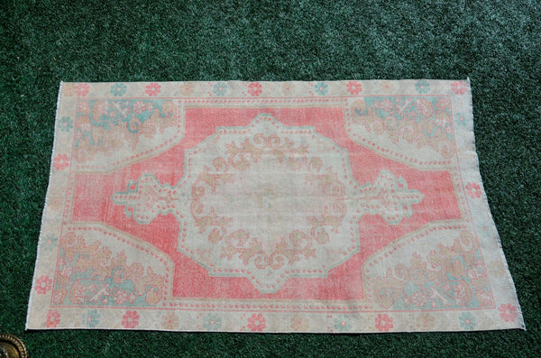 Handmade Turkish rug for home decor, Vintage rug, area rug boho rug bedroom rug kitchen rug bathroom rug kilim rug handmade, rugs 4x7, 666143