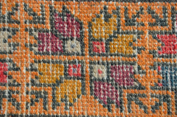 Handknotted Turkish rug for home decor, Vintage rug, area rug boho rug bedroom rug kitchen rug bathroom rug kilim handmade, rugs 4x9, 666149